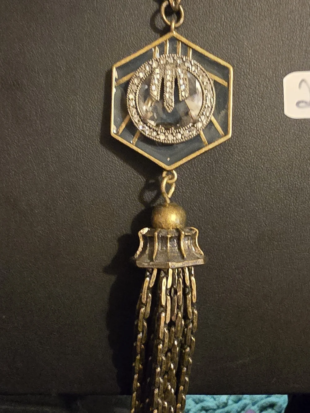Lulu Frost necklace shown